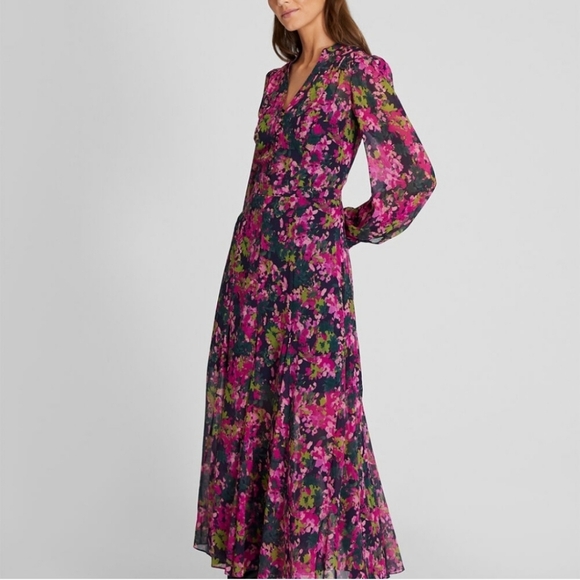 Club Monaco NWTs Floral Printed Maxi Dress - Picture 11 of 13